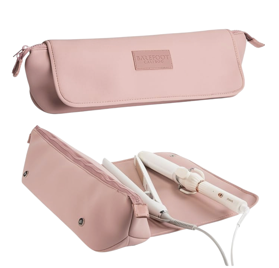 Hair Tools Travel Bag and Heat Resistant Mat